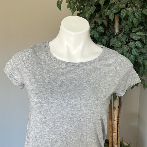 Boden Colorblock T-shirt Shift Dress Grey - Picture 2 of 8